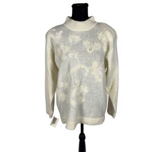 Vintage NWT Christiana Cream Sweater - Women’s M